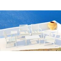 Artemis XL Outdoor Club Chair White - Charcoal ISP004-WHI-CCH - 23
