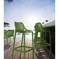 Air Resin Outdoor Bar Chair White ISP068-WHI - 11