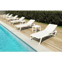 Pacific Sling Chaise Lounge White - Turquiose ISP089-WHI-TRQ - 18