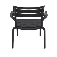 Paris Outdoor Club Lounge Chair Black ISP275-BLA - 4