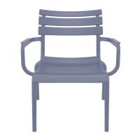 Paris Outdoor Club Lounge Chair Dark Gray ISP275-DGR - 2