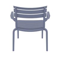 Paris Outdoor Club Lounge Chair Dark Gray ISP275-DGR - 4