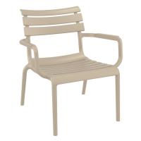 Paris Outdoor Club Lounge Chair Taupe ISP275-DVR