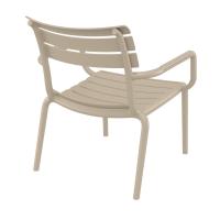 Paris Outdoor Club Lounge Chair Taupe ISP275-DVR - 1