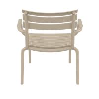 Paris Outdoor Club Lounge Chair Taupe ISP275-DVR - 4