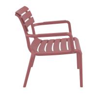 Paris Outdoor Club Lounge Chair Marsala ISP275-MSL - 4