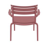 Paris Outdoor Club Lounge Chair Marsala ISP275-MSL - 5