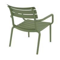 Paris Outdoor Club Lounge Chair Olive Green ISP275-OLG - 1