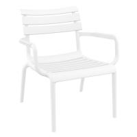 Paris Outdoor Club Lounge Chair White ISP275-WHI - Club Chairs