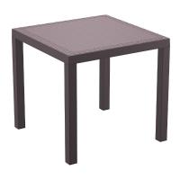 Orlando Wickerlook Square Dining Table Brown 31 inch. ISP875-BR
