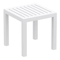Air Conversation Set with Ocean Side Table White S014066-WHI - 2